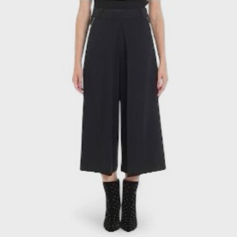 Alexander Wang Zip-Detail High-Waist Culottes In Black | Size 4